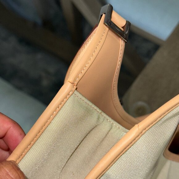 GUCCI NYLON Vintage Jackie Bardot Beige - Picture 7 of 13